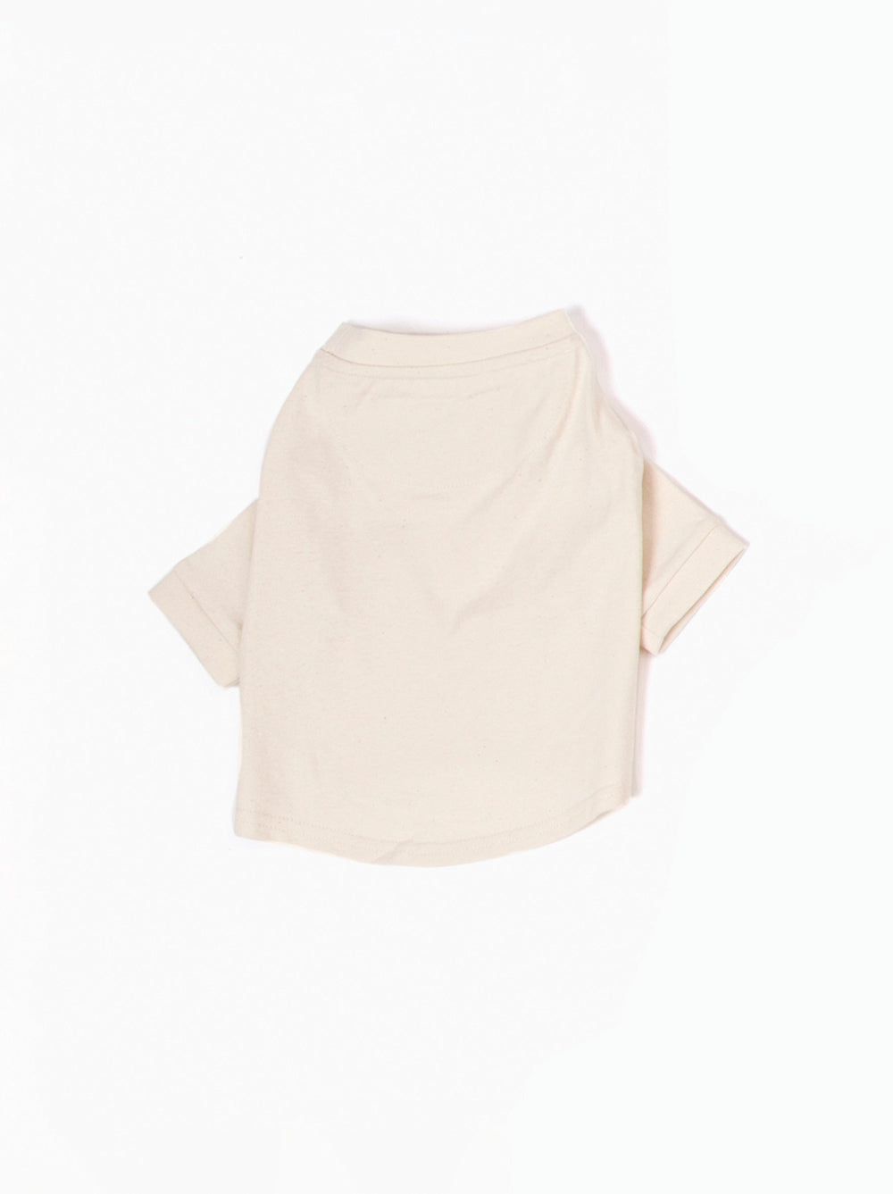 Embroidered Tee, Oat