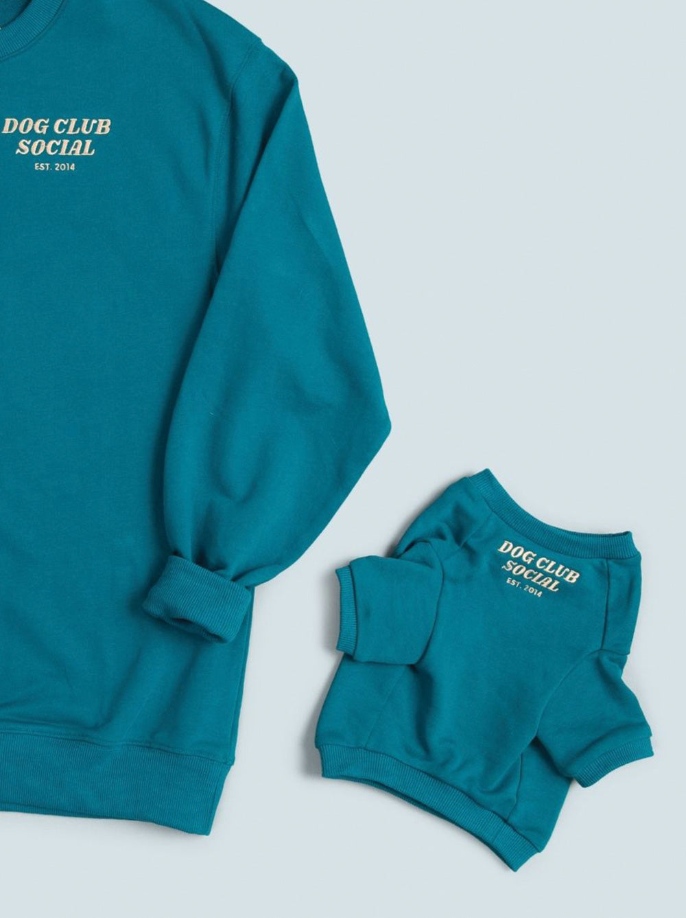 Terry Pullover, Teal
