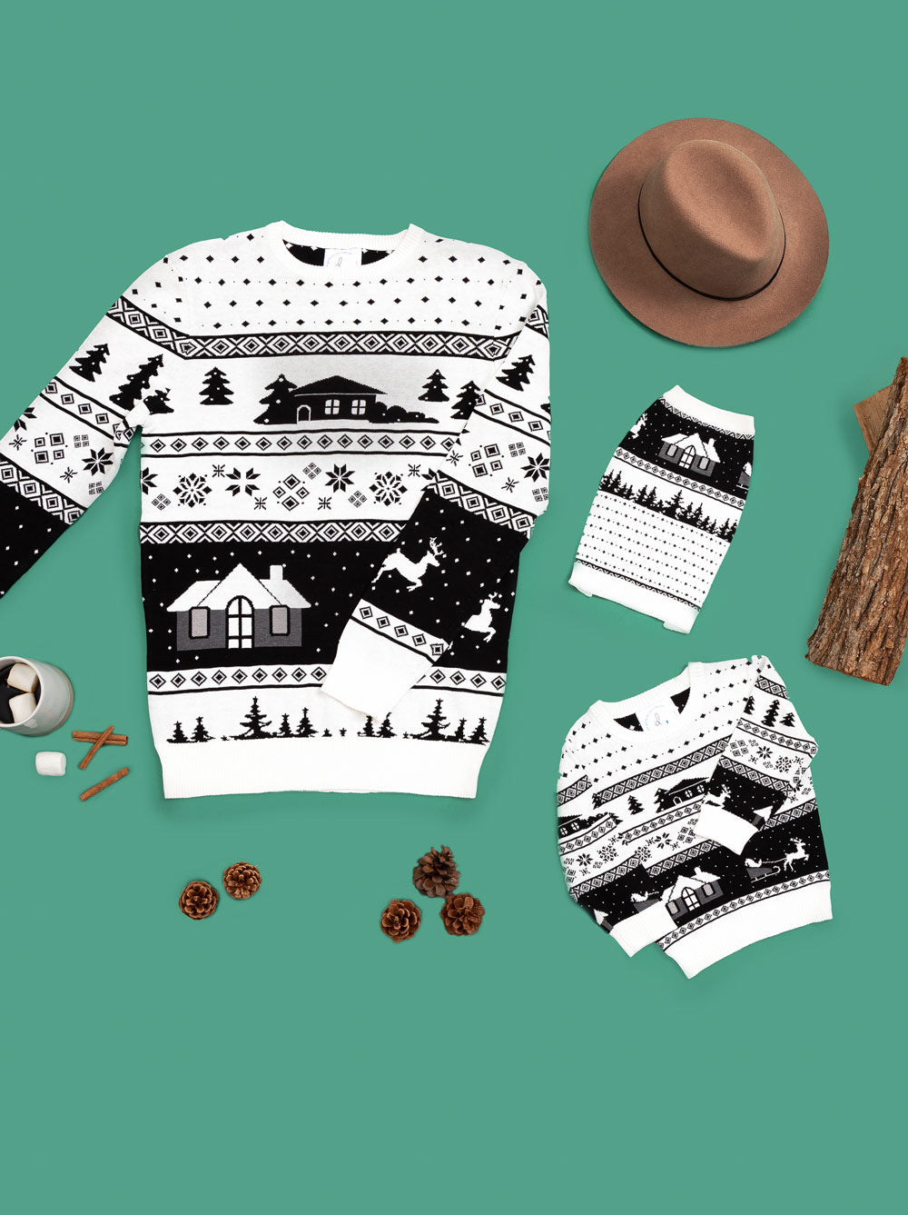 Cabin Sweater, Dog and Kid Sizes