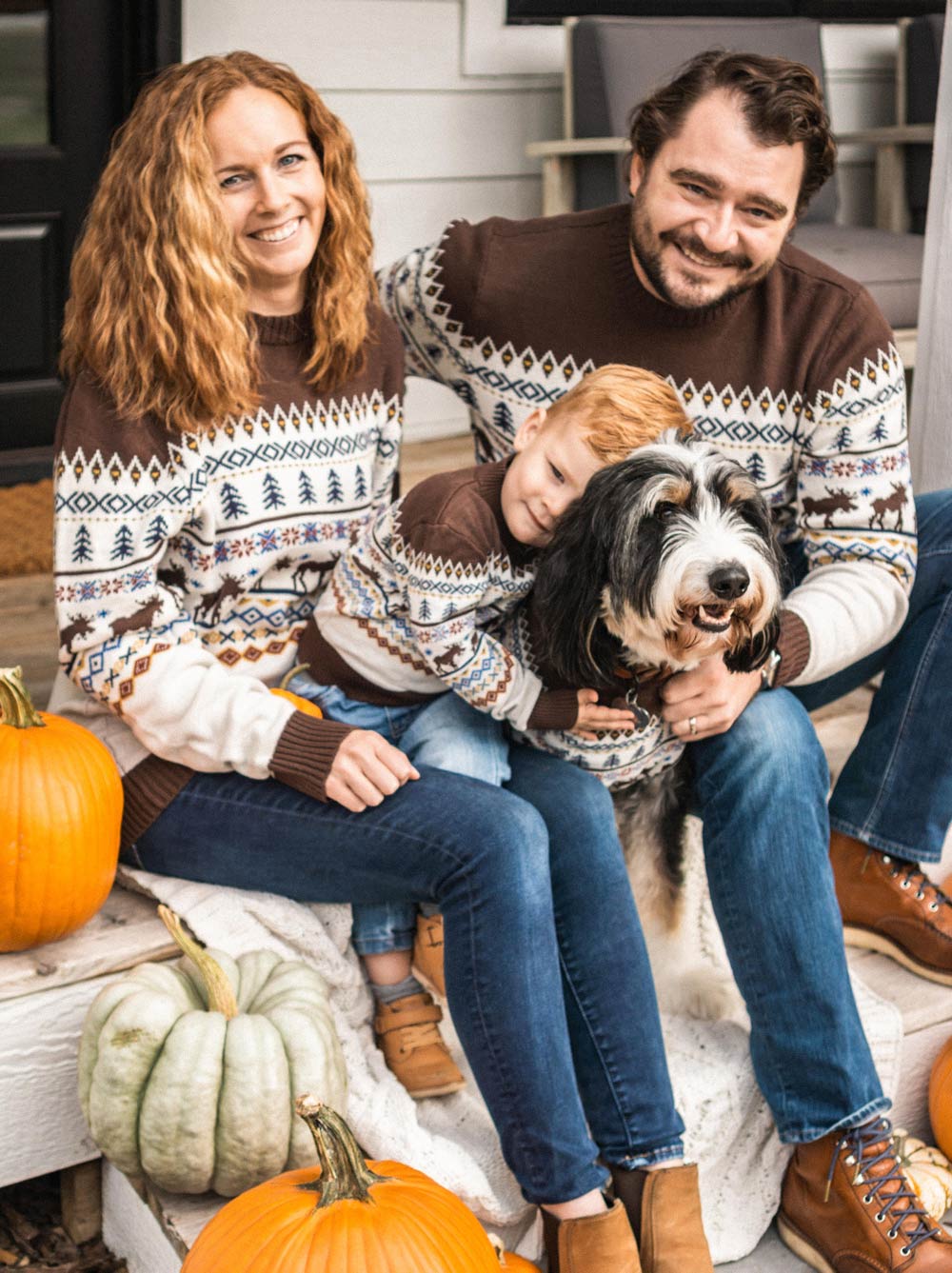 Caribou Sweater, Dog and Kid Sizes
