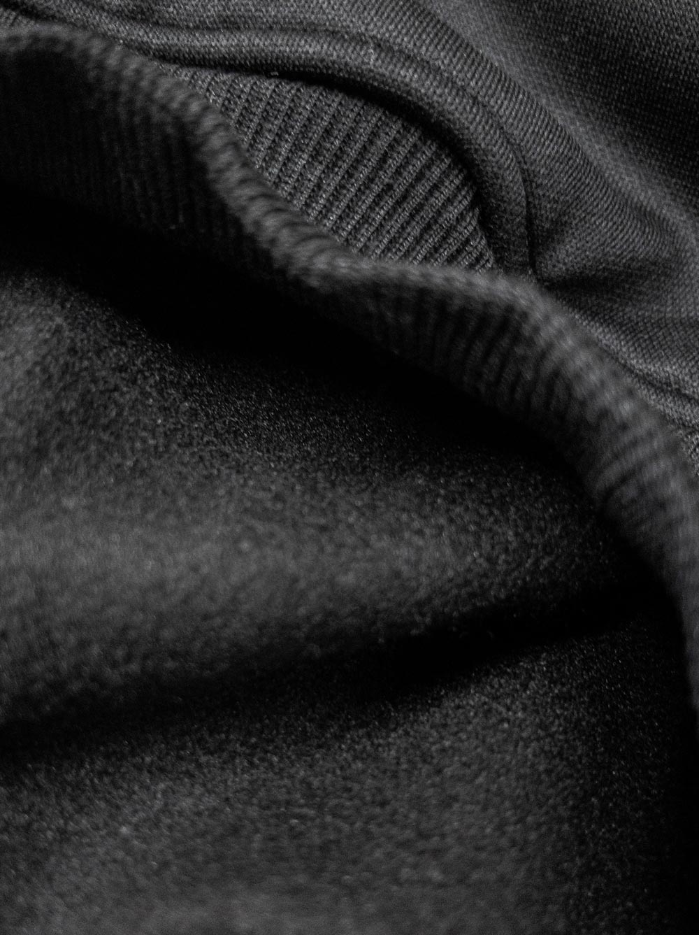 Fleece Hoodie, Black, Dog Sizes