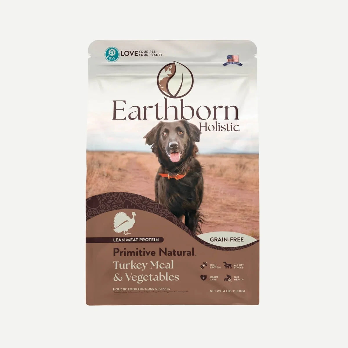 Bag of Earthborn Holistic Grain Free Primitive Natural dry dog food