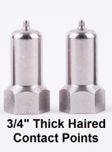 E-Collar Technologies 3/4" Thick Haired contact points