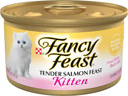 Fancy Feast salmon pâté wet cat food, 3 ounce can