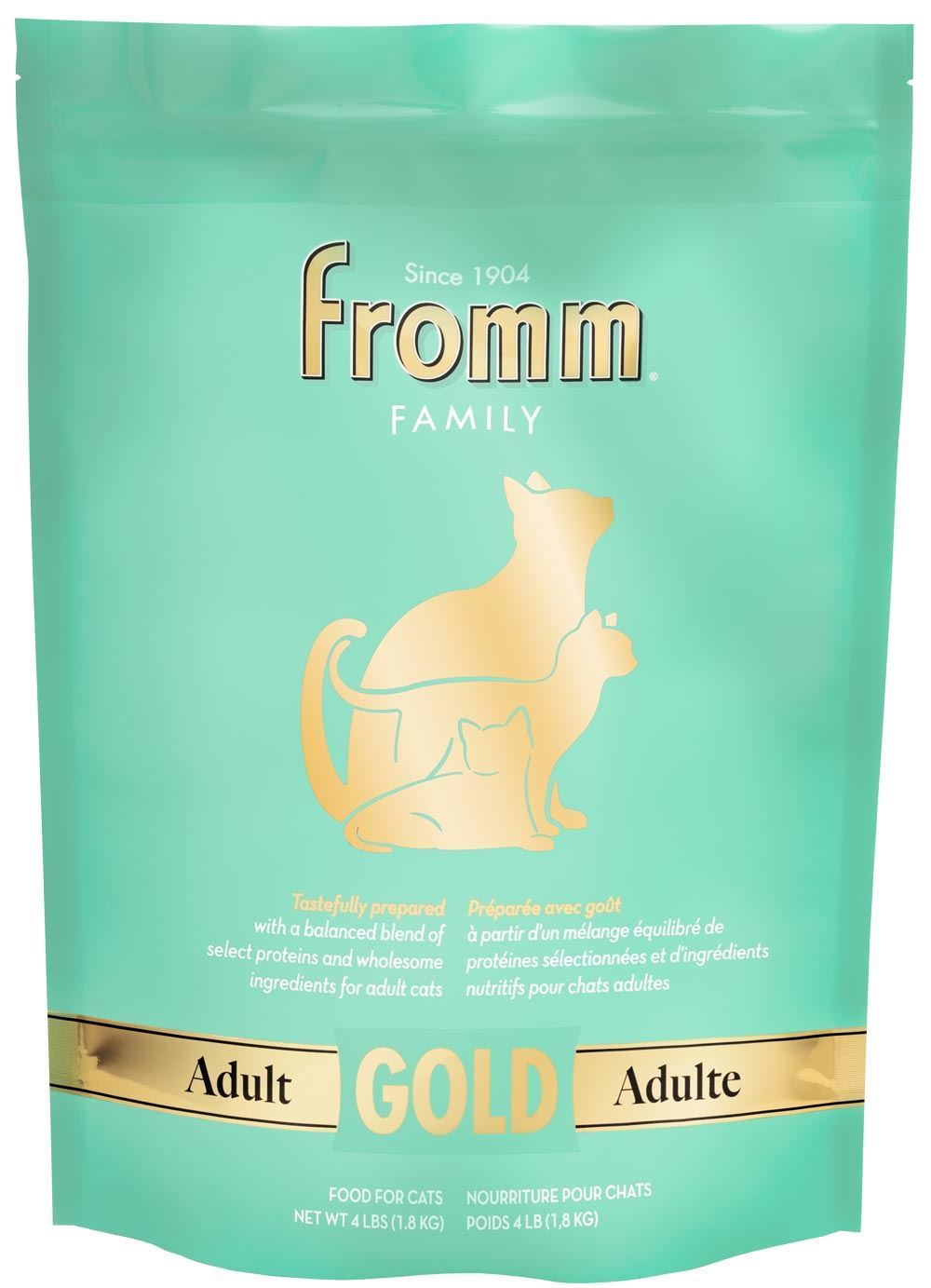 Fromm Family Adult Gold dry cat food bag