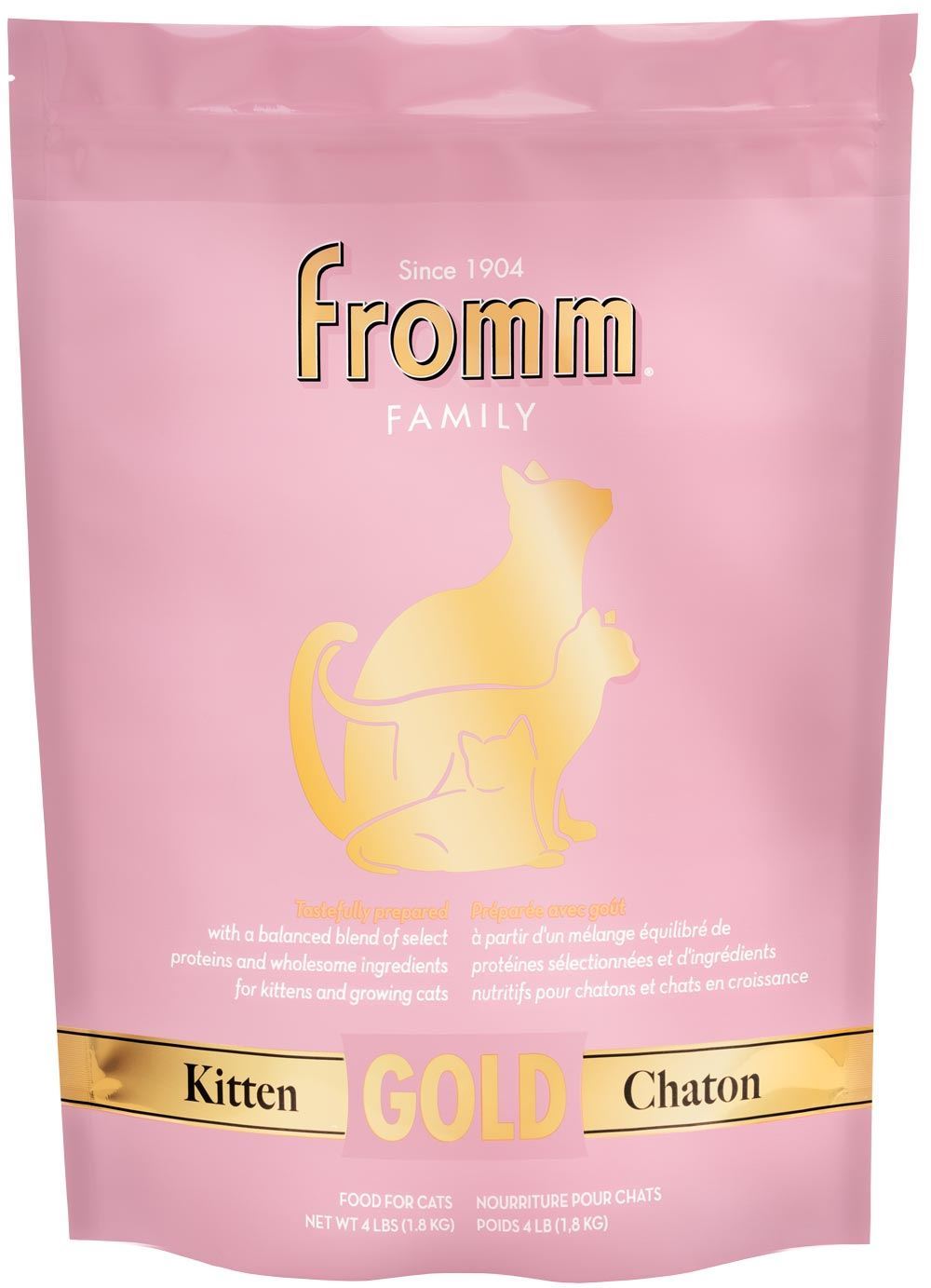 Fromm Family Kitten Gold dry cat food bag