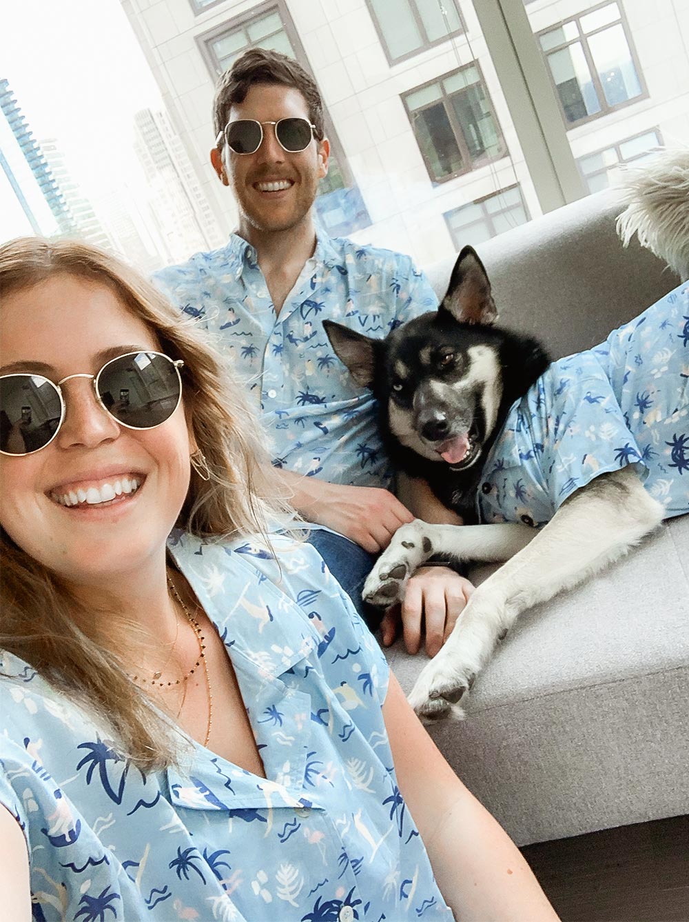 Surfs Up BBQ Shirt, Dog and Human Sizes