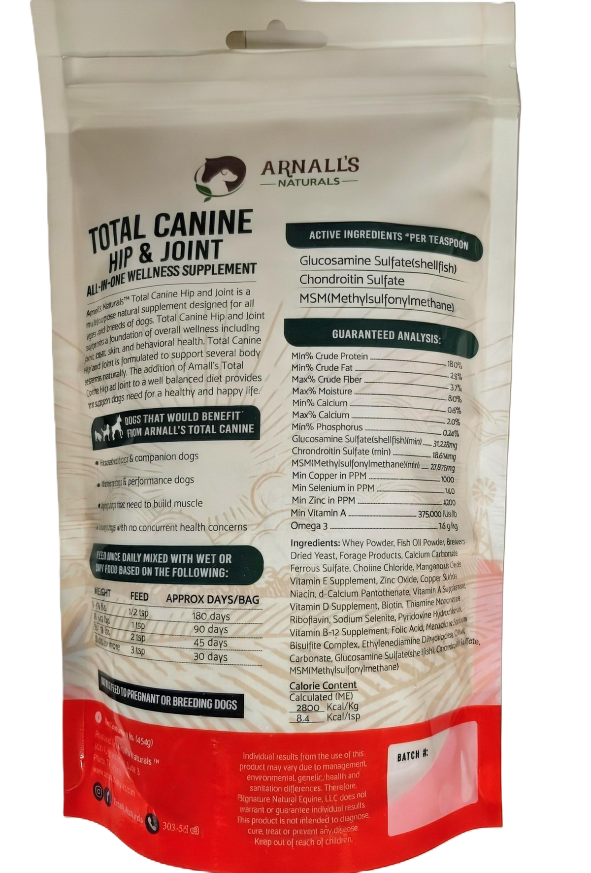 Arnall's Naturals Total Canine Hip & Joint