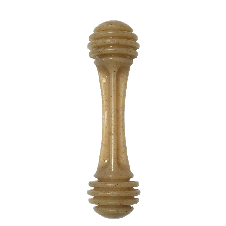Brown Honey Bone nylon chew toy in four sizes, SodaPup, sold through Sniff and Shift
