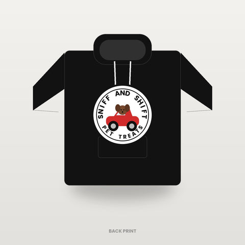 Sniff and Shift Circle-Logo Hoodie
