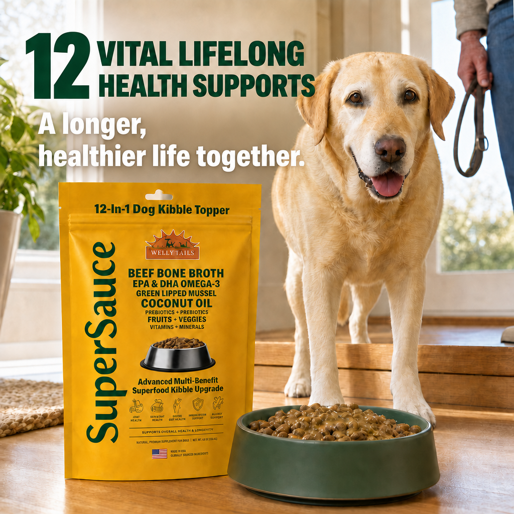 WellyTails SuperSauce Kibble Topper Powder, 12.7 oz