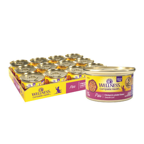 Wellness Complete Health Adult Chicken and Lobster Dinner Pate, 5.5-ounce can