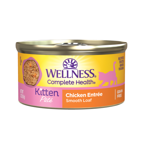 Wellness Complete Health Kitten Chicken Pate, 3-ounce can