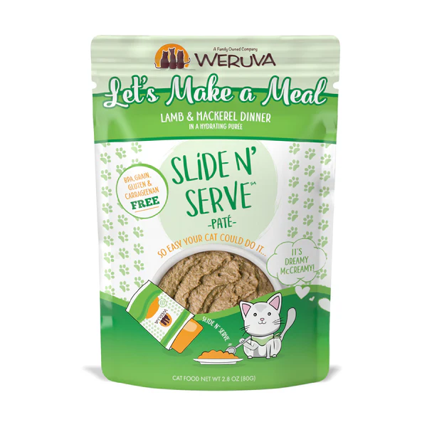 Weruva Let's Make a Meal Lamb and Mackerel pate pouch, 2.8 oz