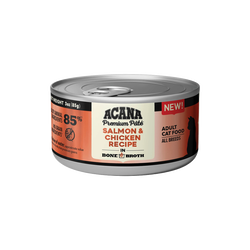 Acana Premium Pâté Salmon and Chicken wet cat food can, 3oz