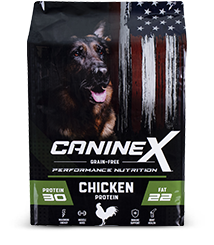 40 pound bag of Sportmix CanineX Grain Free Chicken dry dog food