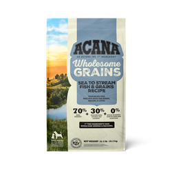 4lb bag of Acana Adult Wholesome Grains Sea to Stream dry dog food