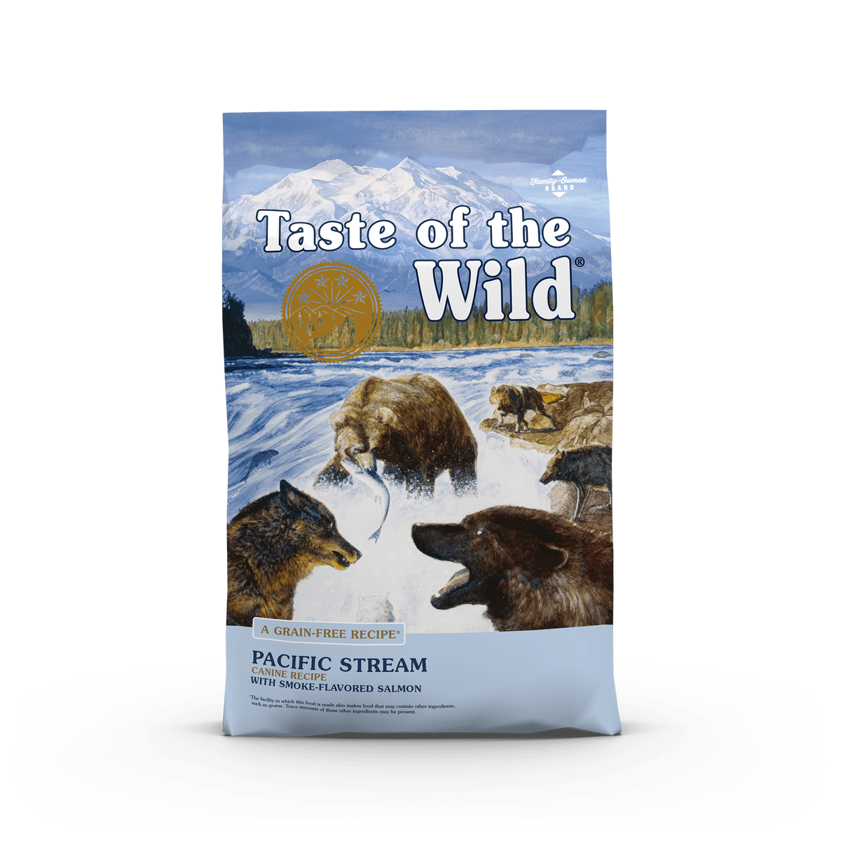 Bag of Taste of the Wild Pacific Stream Salmon dry dog food