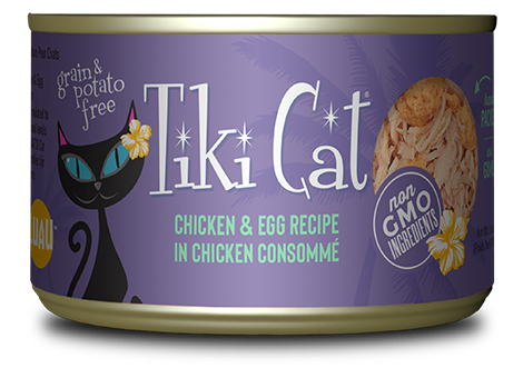 Tiki Cat Koolina Luau Chicken and Egg can, 2.8 oz