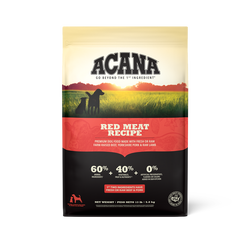 4.5lb bag of Acana Red Meat grain-free dry dog food