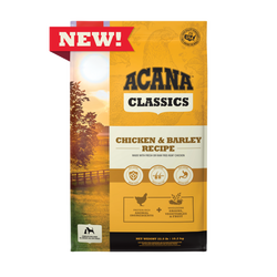 4lb bag of Acana Classics Chicken and Barley dry dog food