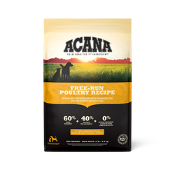 4.5lb bag of Acana Free-Run Poultry grain-free dry dog food