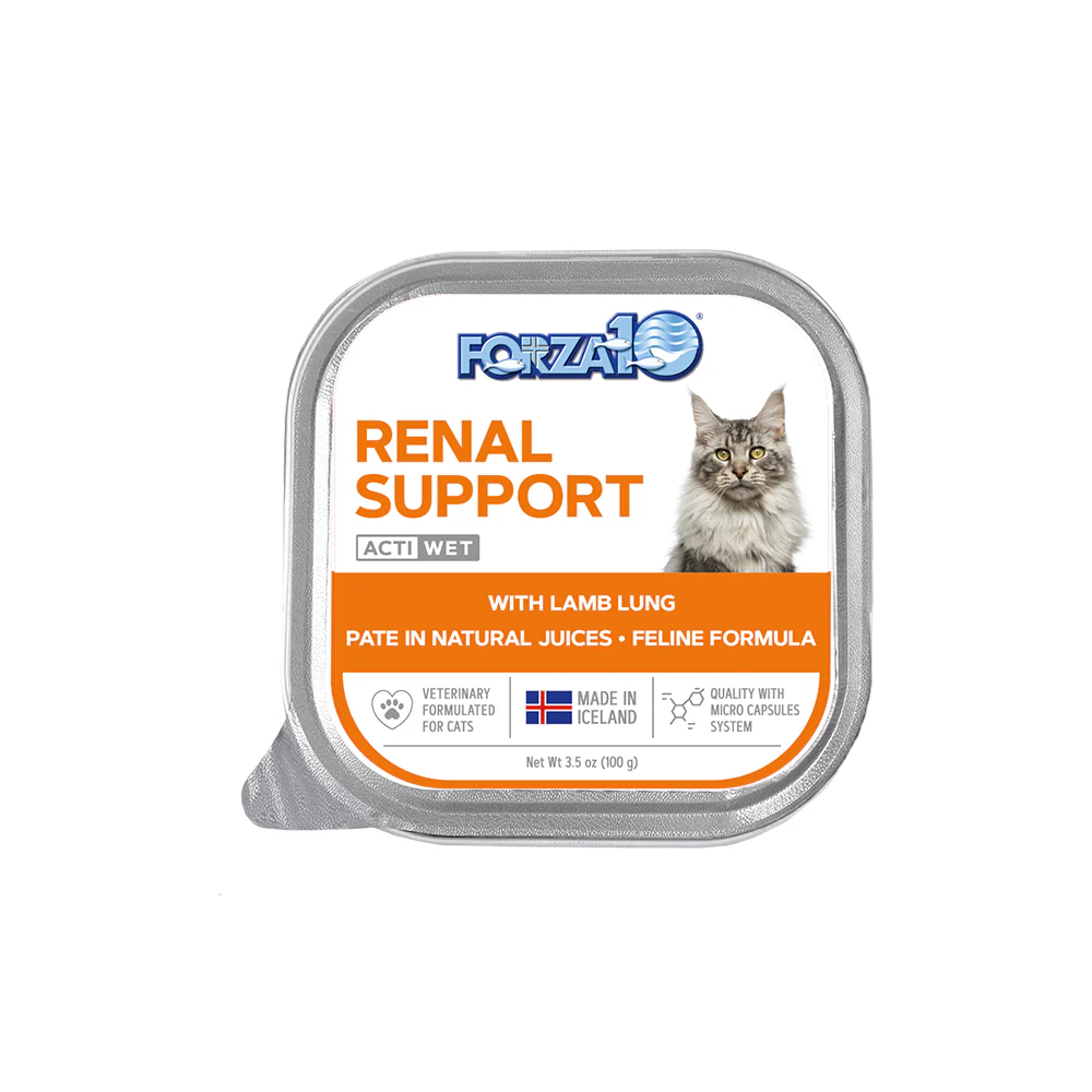 Forza10 Activewet Kidney Renal Support wet cat food tray, 3.5oz