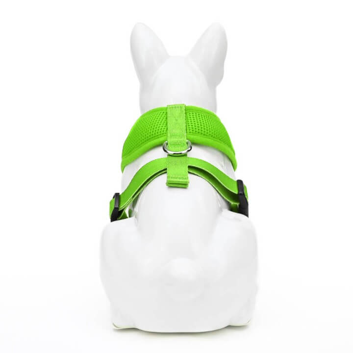 Lime Green Over-the-Head Dog Harness, Vest Halter, XS to XX-Large