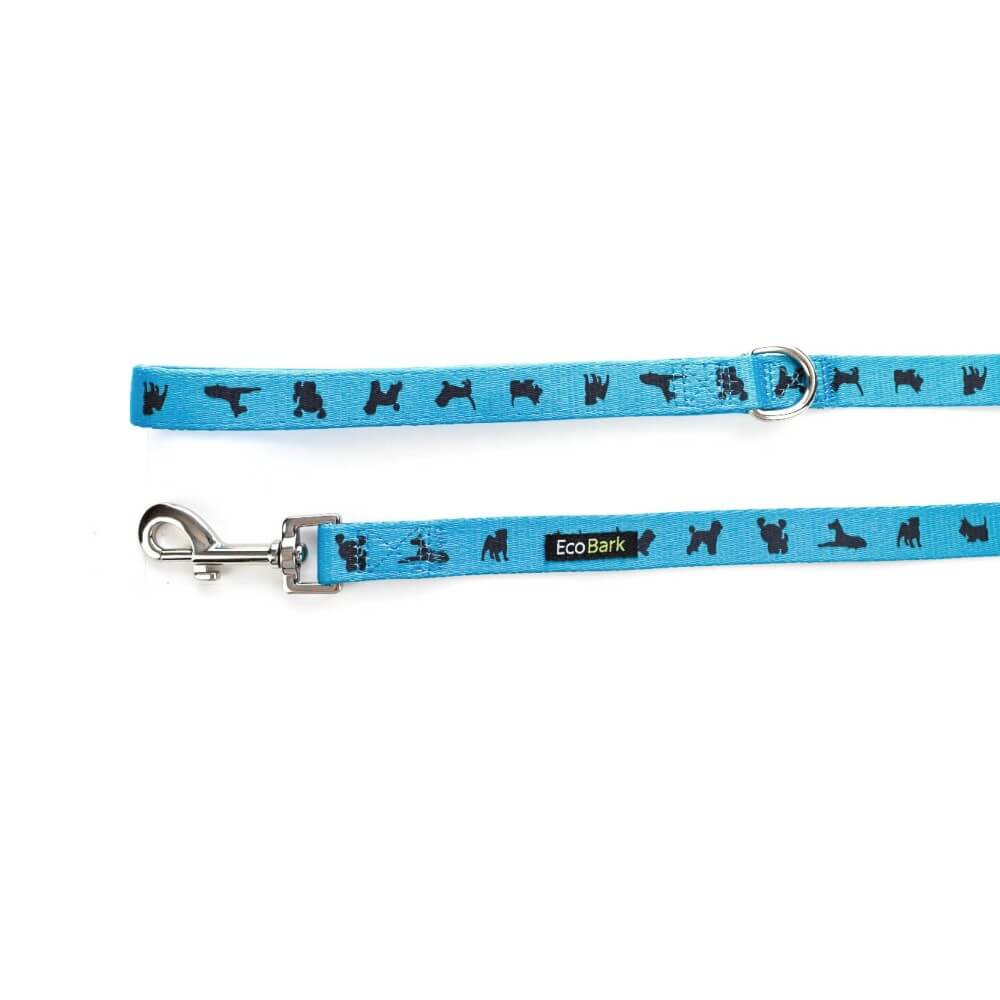 Sky Blue Comfort Grip Dog Leash, 4 to 6 ft