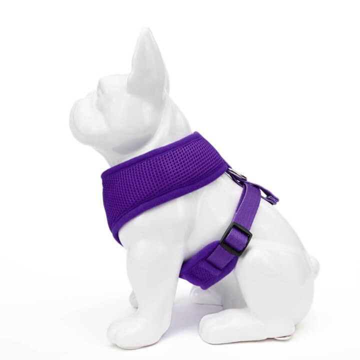 Over-the-Head Dog Harness, Vest Halter, Purple