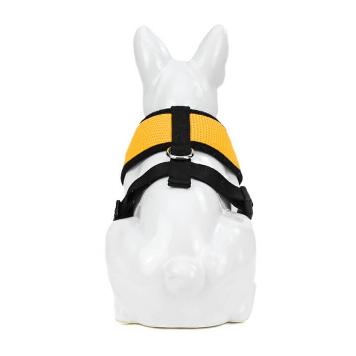 Yellow Over-the-Head Dog Harness, Vest Halter, XS to XX-Large