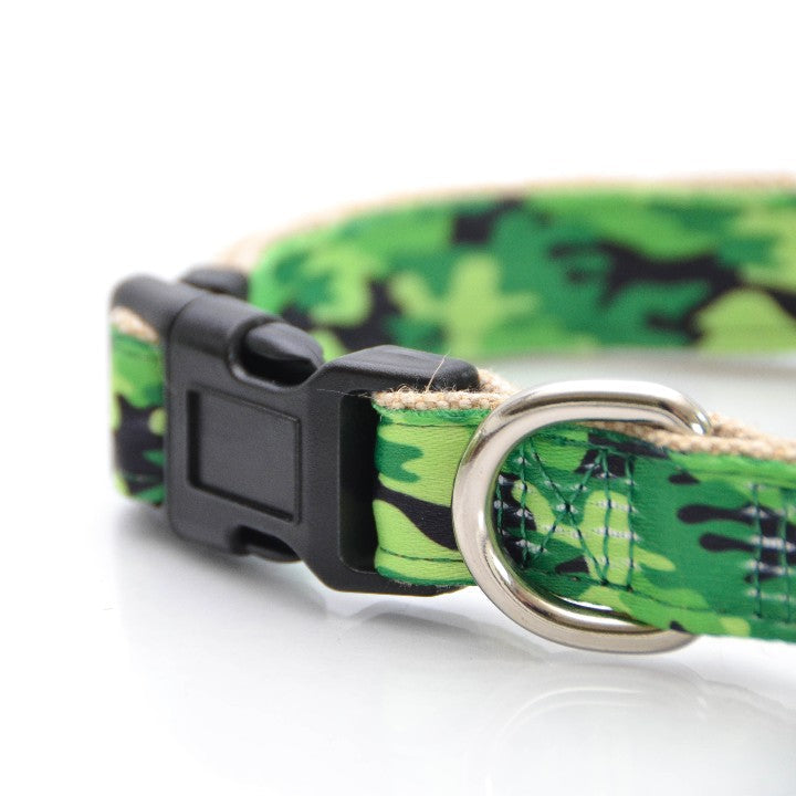 Bow Tie Dog Collar, Camouflage