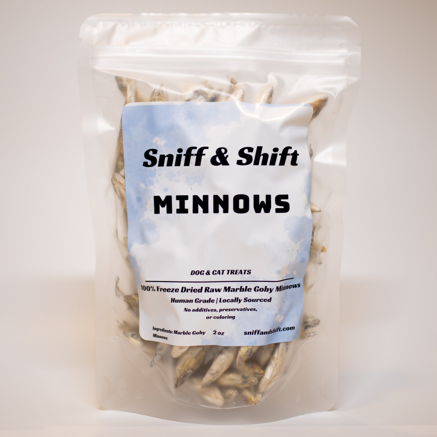 Freeze Dried Wild Caught Minnows for Dogs and Cats