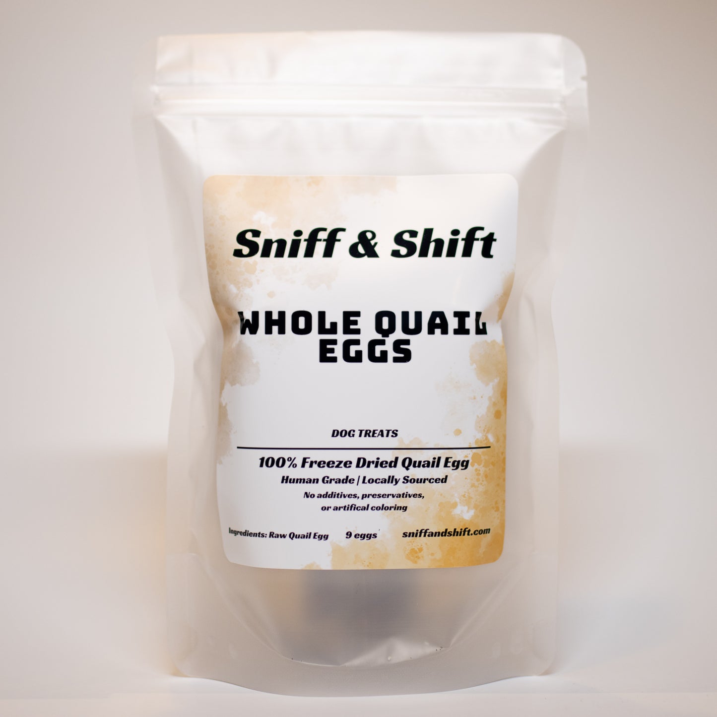 Sniff and Shift Freeze-Dried Raw Quail Eggs – Whole Egg Power for Dogs & Cats! BULK OPTIONS