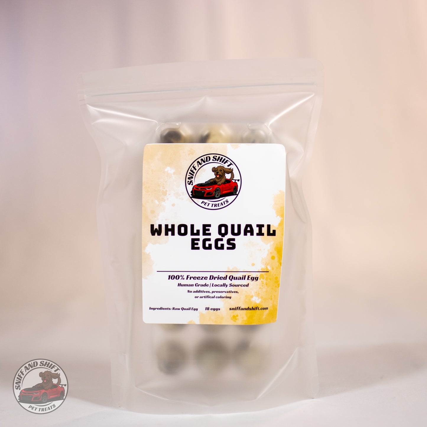 Sniff and Shift Freeze-Dried Raw Quail Eggs – Whole Egg Power for Dogs & Cats! BULK OPTIONS