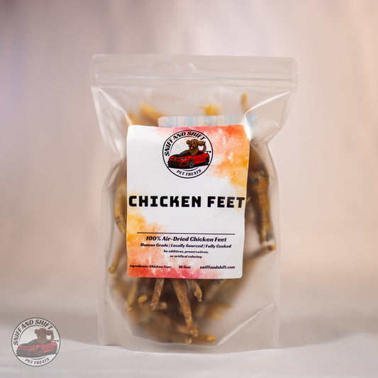 Sniff and Shift Air-Dried Chicken Feet – Crunch Into Natural Goodness!