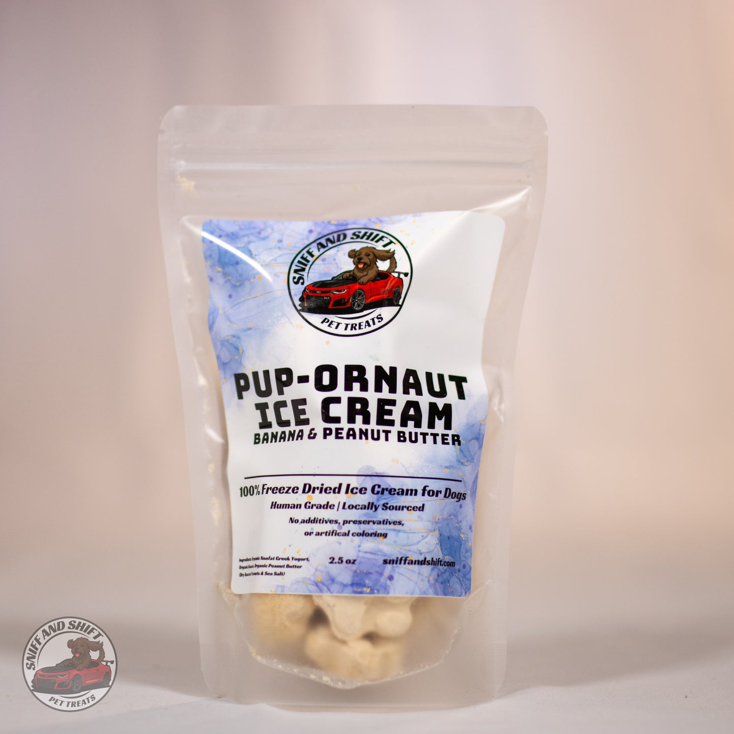 Pup-Ornaut Ice Cream “Mission Pack” – All 3 Flavors