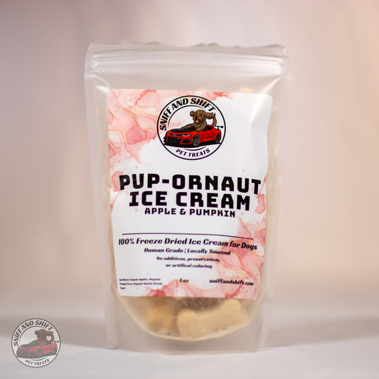 Pup-Ornaut Ice Cream – Pumpkin & Apple (Ghost & Pumpkin Shapes) | Limited Edition