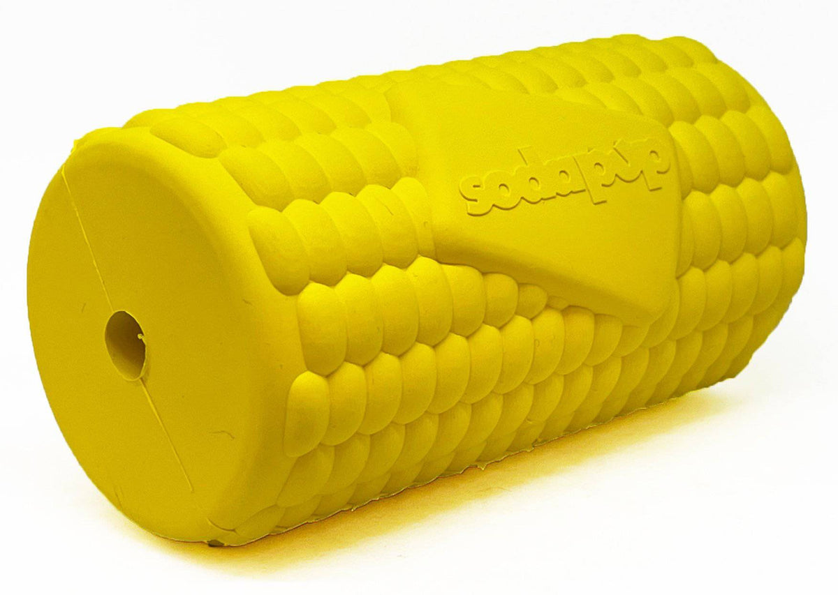 Corn on the Cob Rubber Treat Dispenser