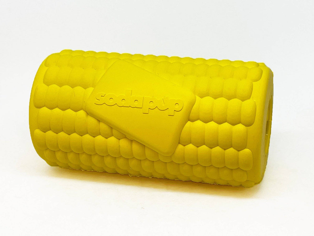 Corn on the Cob Rubber Treat Dispenser