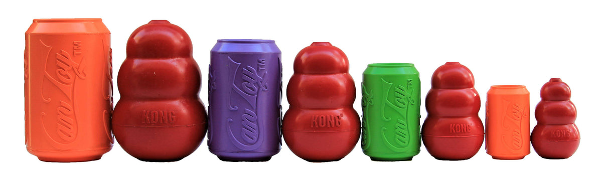Can Toy Rubber Chew Toy & Treat Dispenser