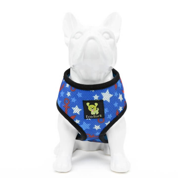Nautical Over-the-Head Dog Harness, Vest Halter, XS to XX-Large