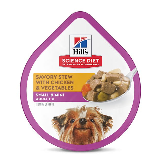 Hill's Science Diet Chicken & Vegetable Stew tray, 3.5oz