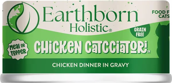 Earthborn Chicken Catcciatori wet cat food can