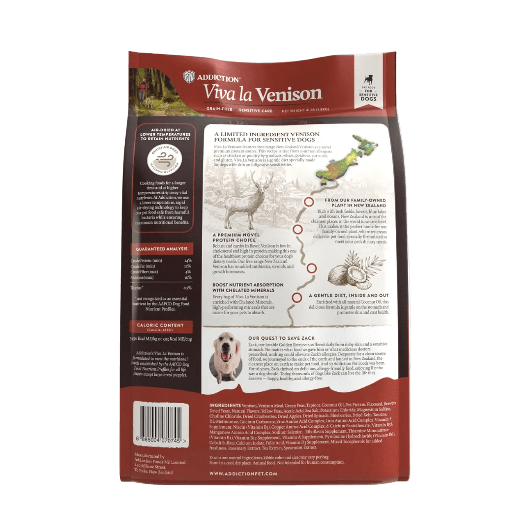 Viva La Venison Dry Dog Food