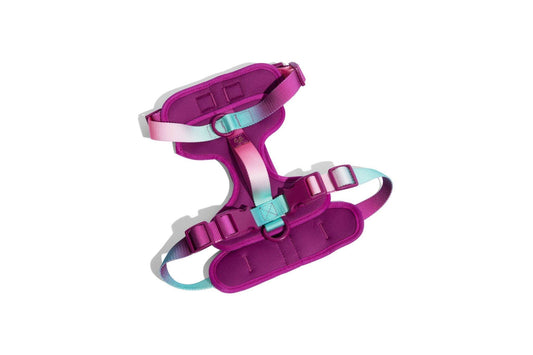 Joana Dog Harness, adjustable with a back handle, Pink Papyrus Co., sold through Sniff and Shift