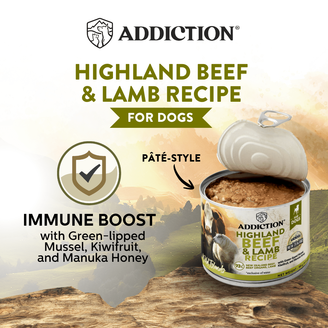 Wild Islands Highland Beef & Lamb Canned Dog Food 185g