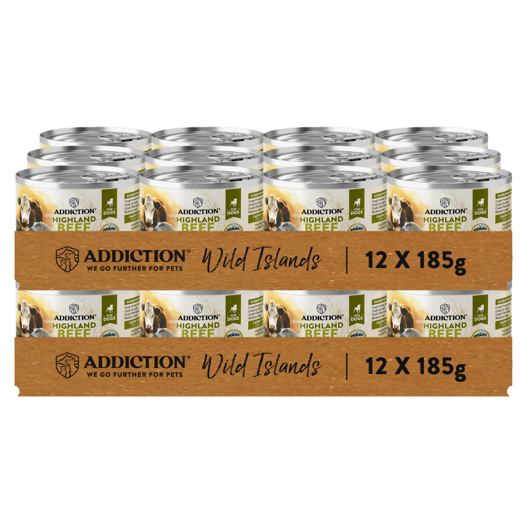 Wild Islands Highland Beef & Lamb Canned Dog Food 185g