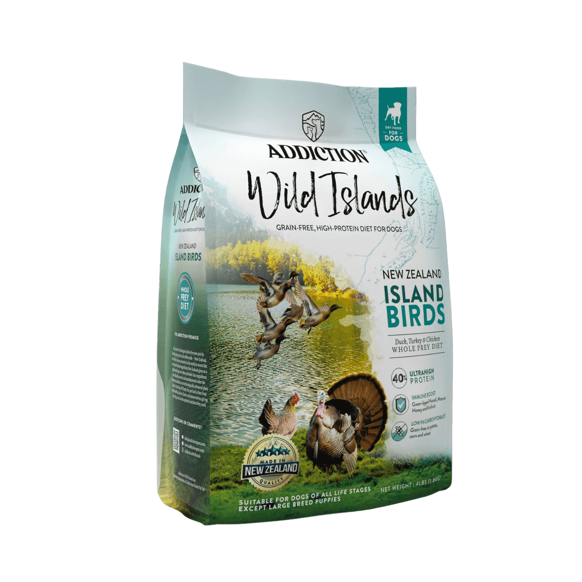 Wild Islands Island Bird Duck, Turkey & Chicken Dry Dog Food