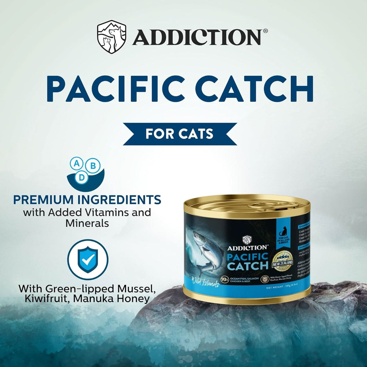 Wild Islands Pacific Catch Ocean Fish & Salmon Canned Cat Food